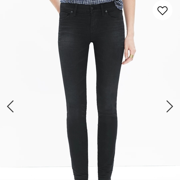 Madewell Skinny Skinny Jeans black - Picture 1 of 8